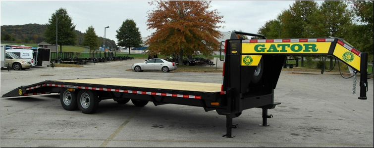 Gooseneck flat bed trailer for sale14k  Ross County, Ohio
